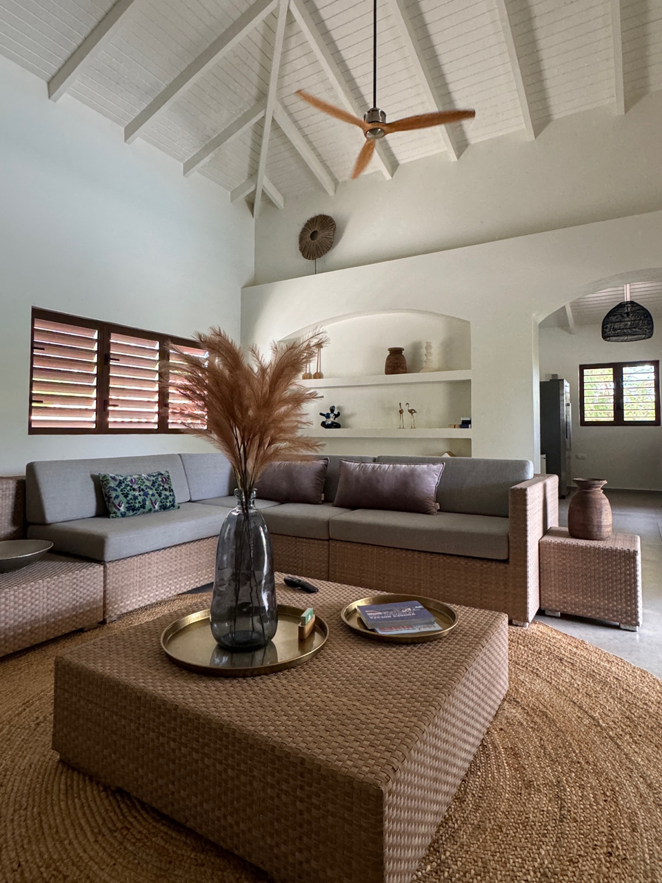 Vaulted ceiling