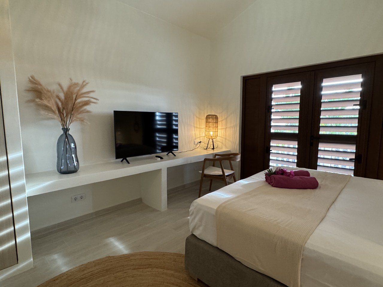 All 4 bedrooms are equally equipped